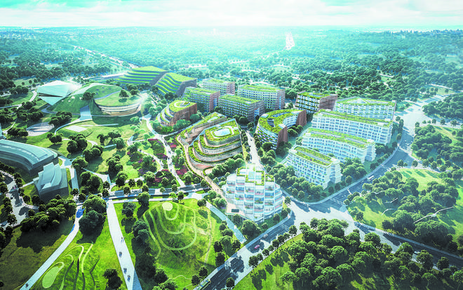 成都未來科技城 一座人城境業相容共生的城